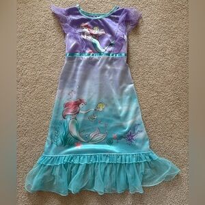 🤍Disney princess Little mermaid 🤍Nightgown girls size 5